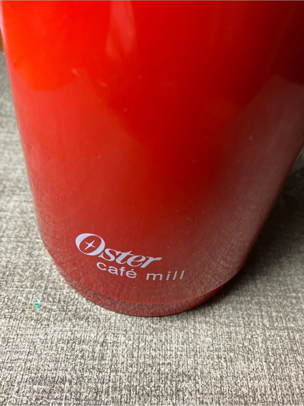Oster Red Electric Coffee Grinder with Clear Lid